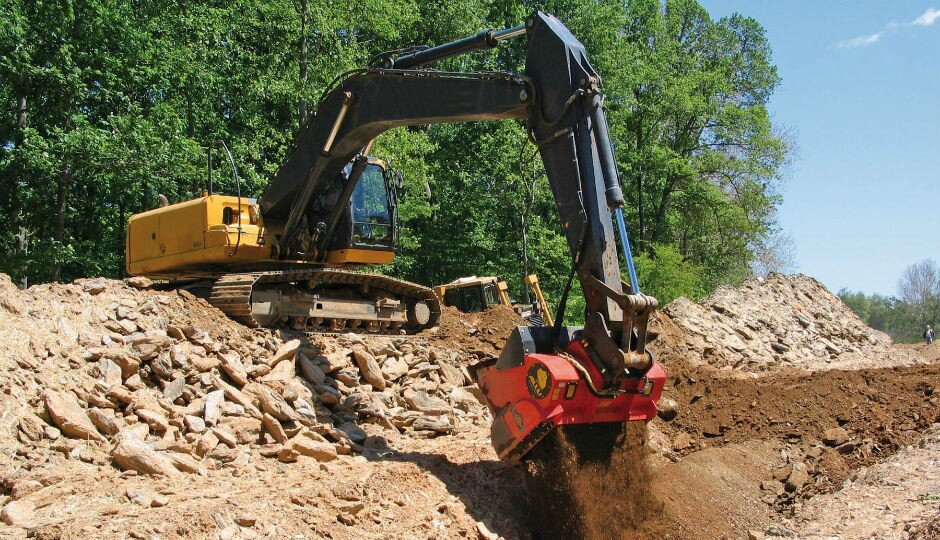 ALLU Screener Crusher Bucket Improves Profitability In Pipeline