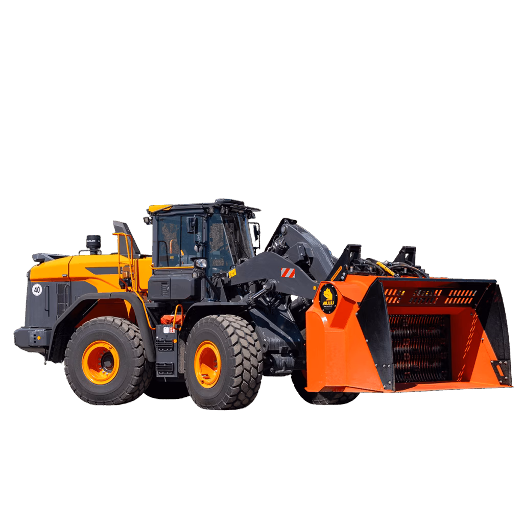 ALLU Screening Bucket_Wheel loader