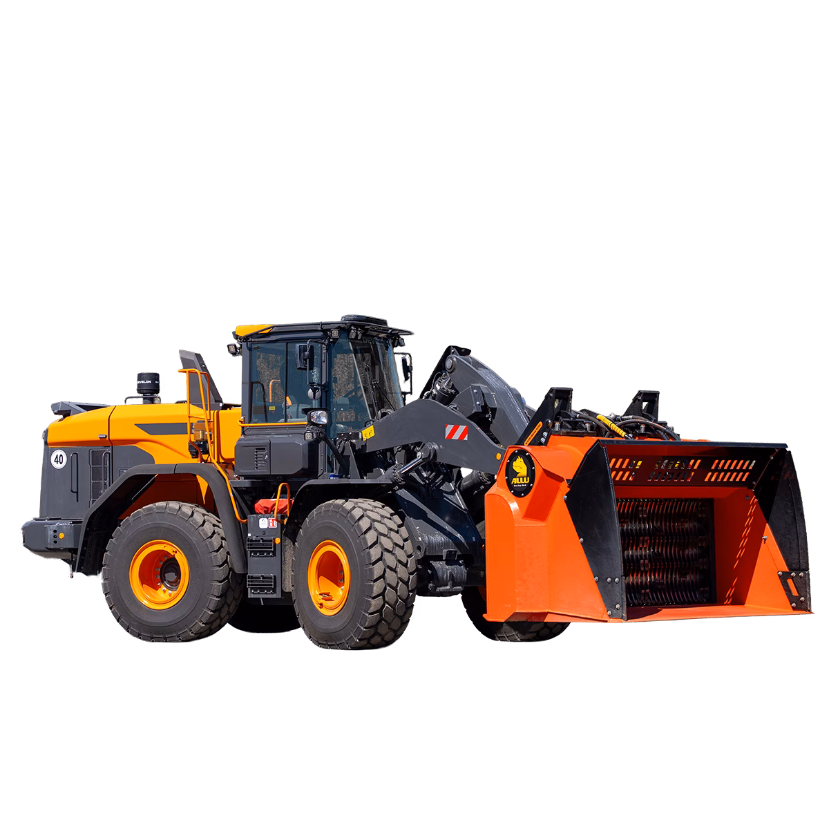 ALLU Screening Bucket_Wheel loader