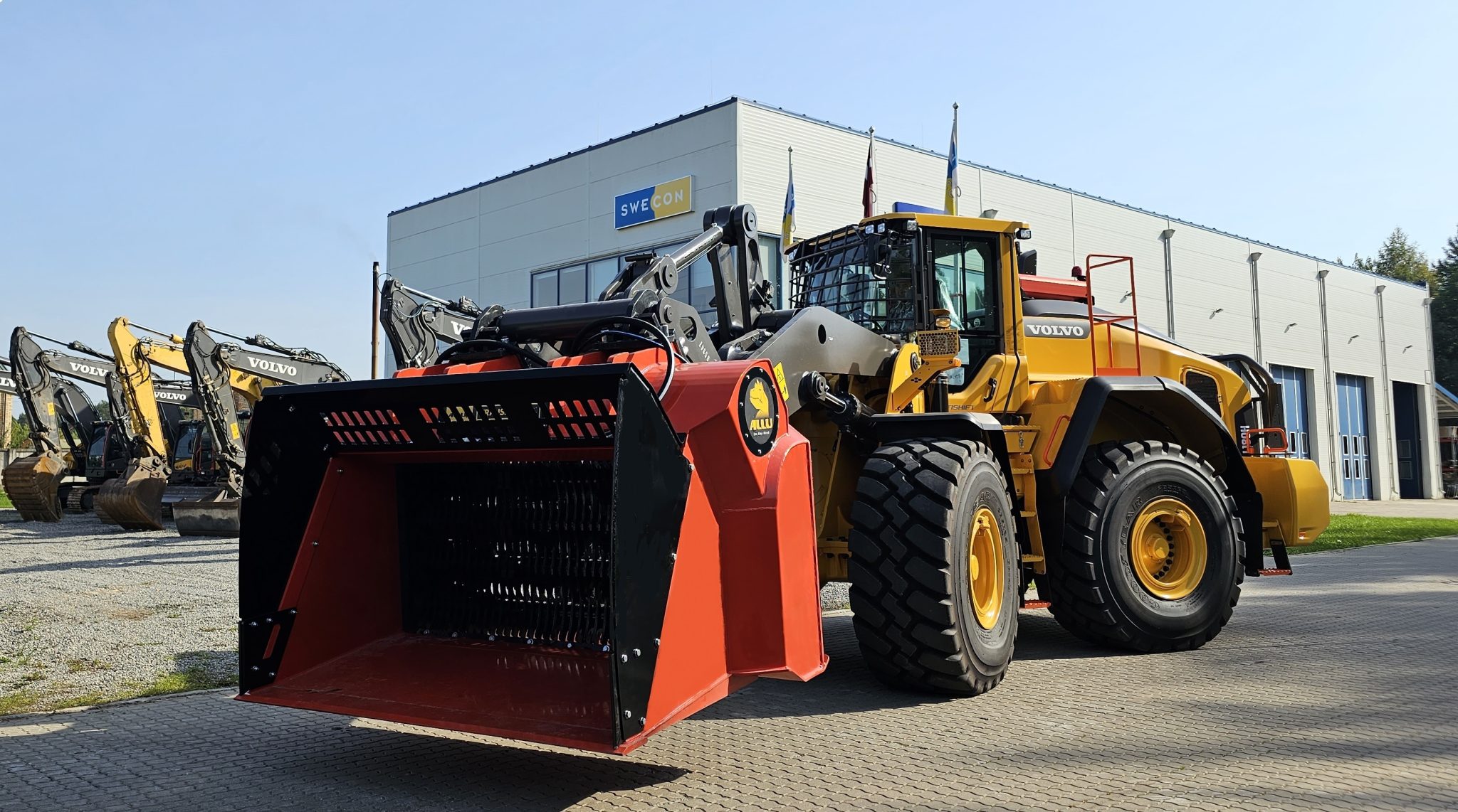 ALLU IS PLEASED TO ANNOUNCE SWECON SIA AS ITS NEWEST DEALER. ALLU