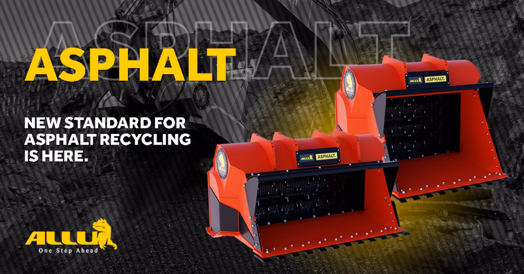 ALLU Asphalt Bucket.