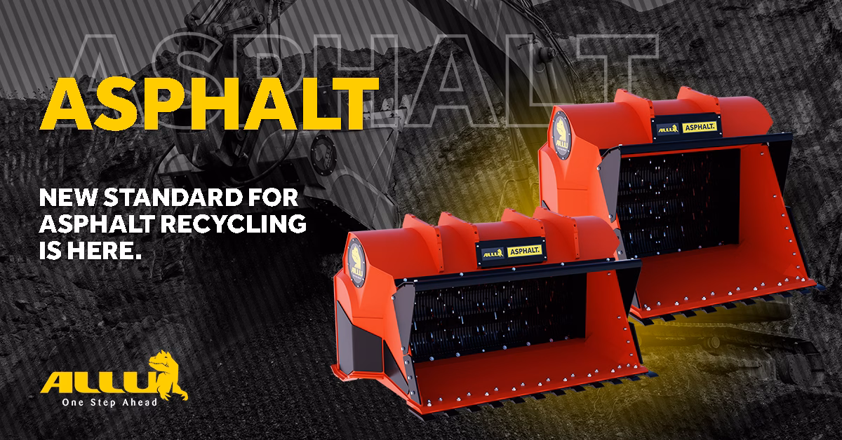 ALLU Asphalt Bucket