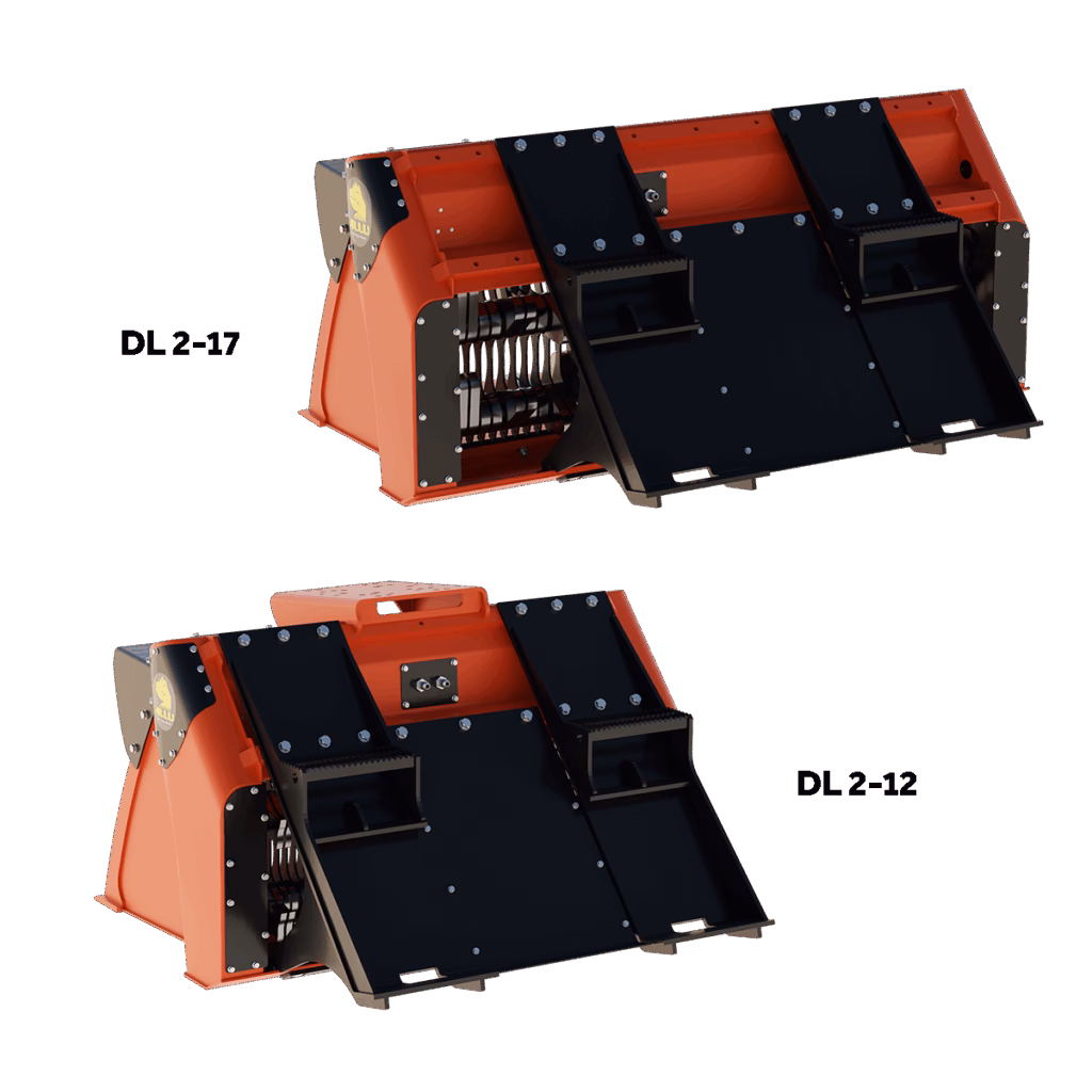DL 2-12 and DL 2-17 adapter for skid steers